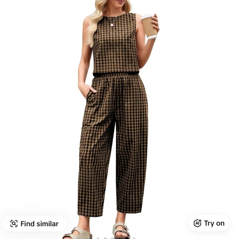 Women's Checkered Pants